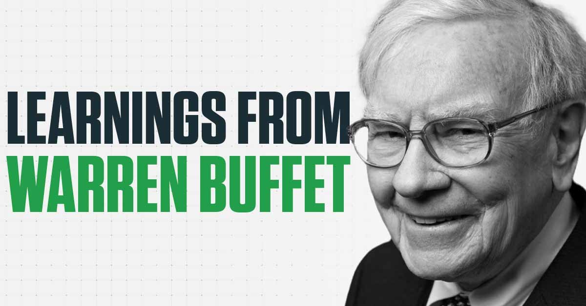 Learnings from Warren Buffet